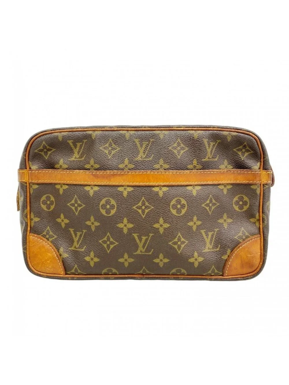 Louis Vuitton Clutch Monogram Compiegne 28 Brown